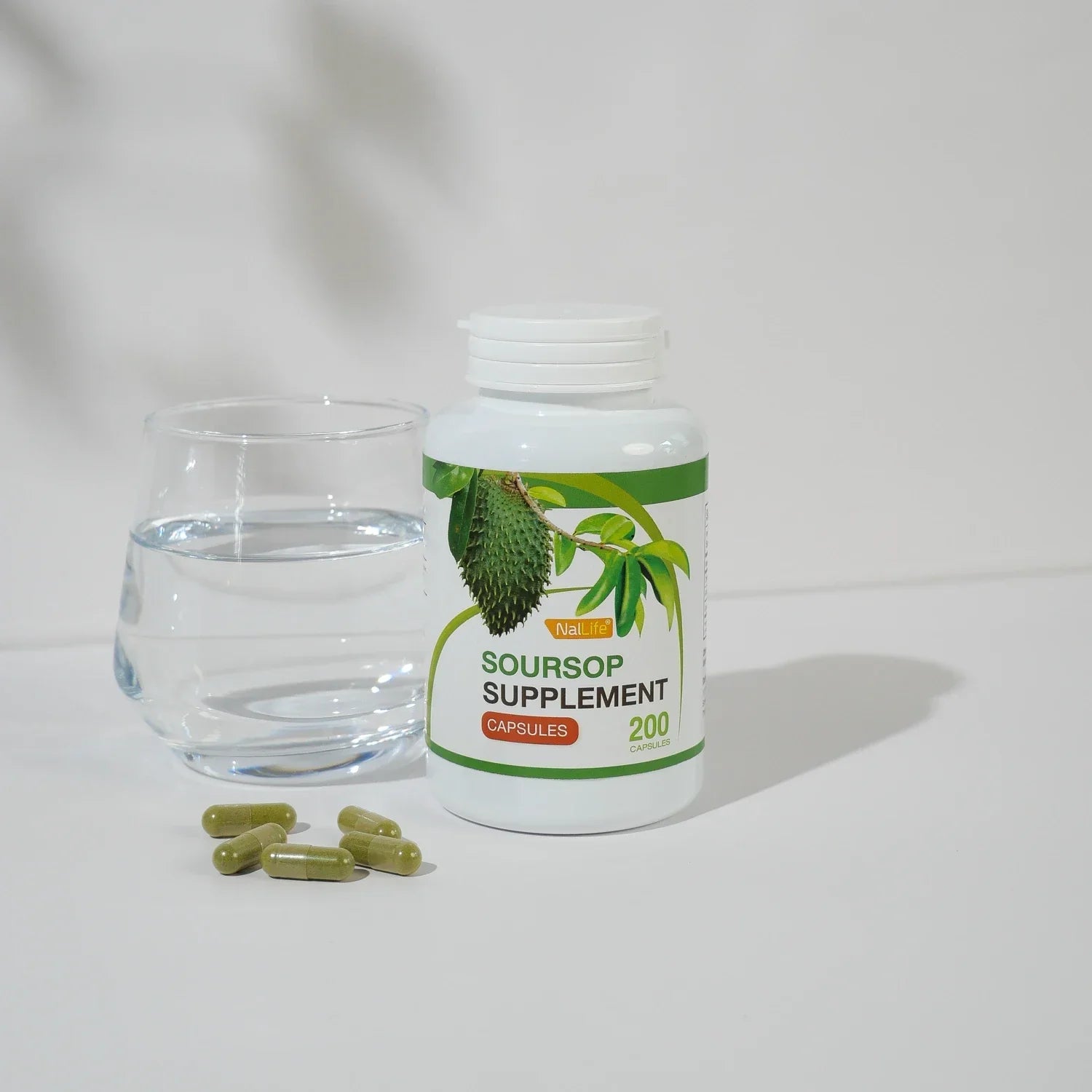 Soursop leaf capsules.
