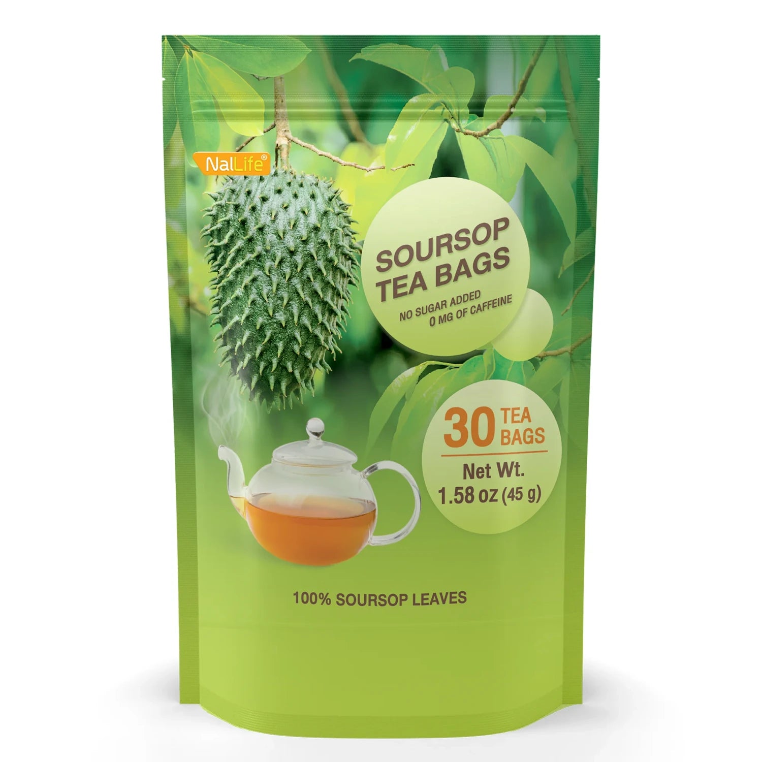 NalLife Soursop Leaves Tea pack of 30 Tea Bags