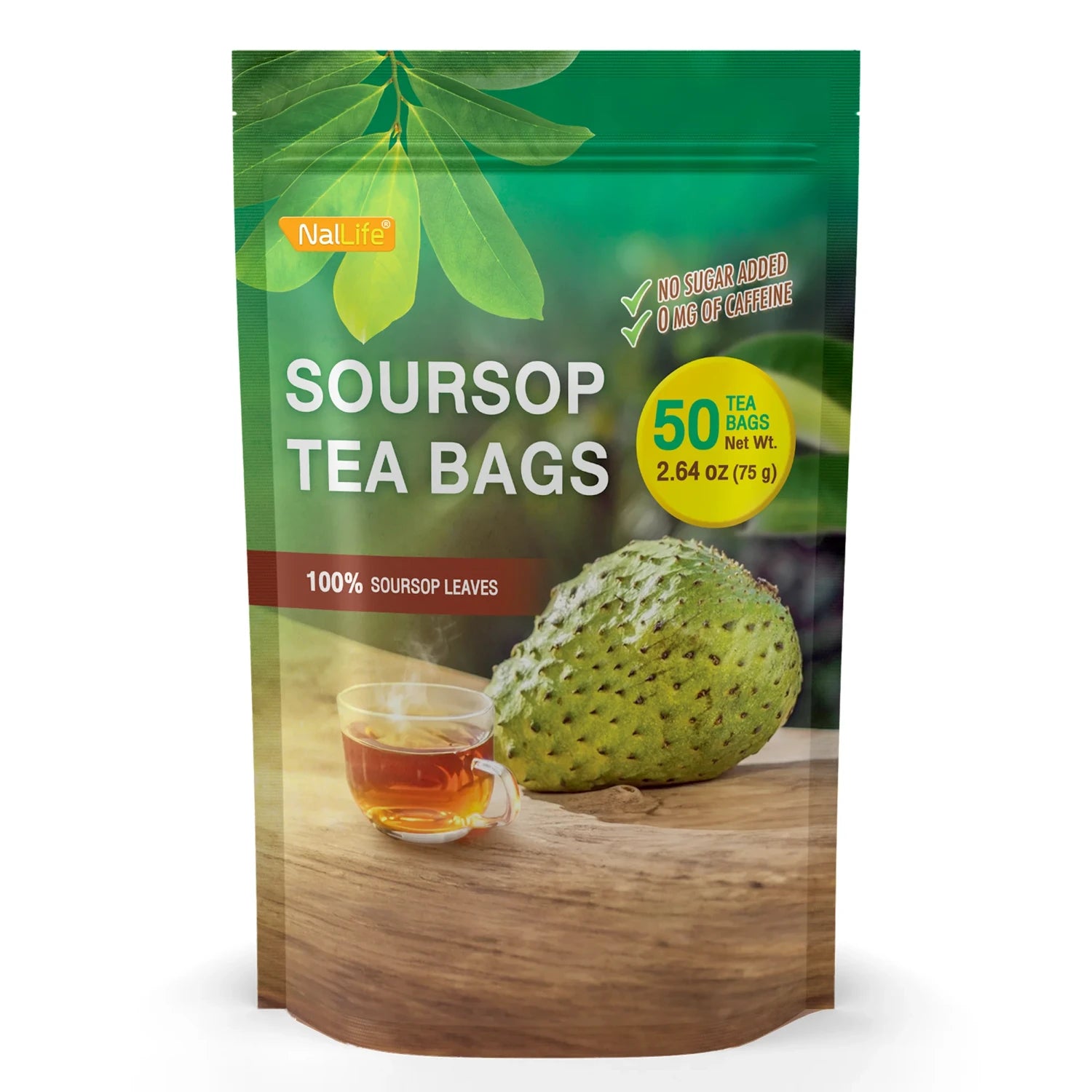 NalLife Soursop Leaves Tea pack of 50 Tea Bags