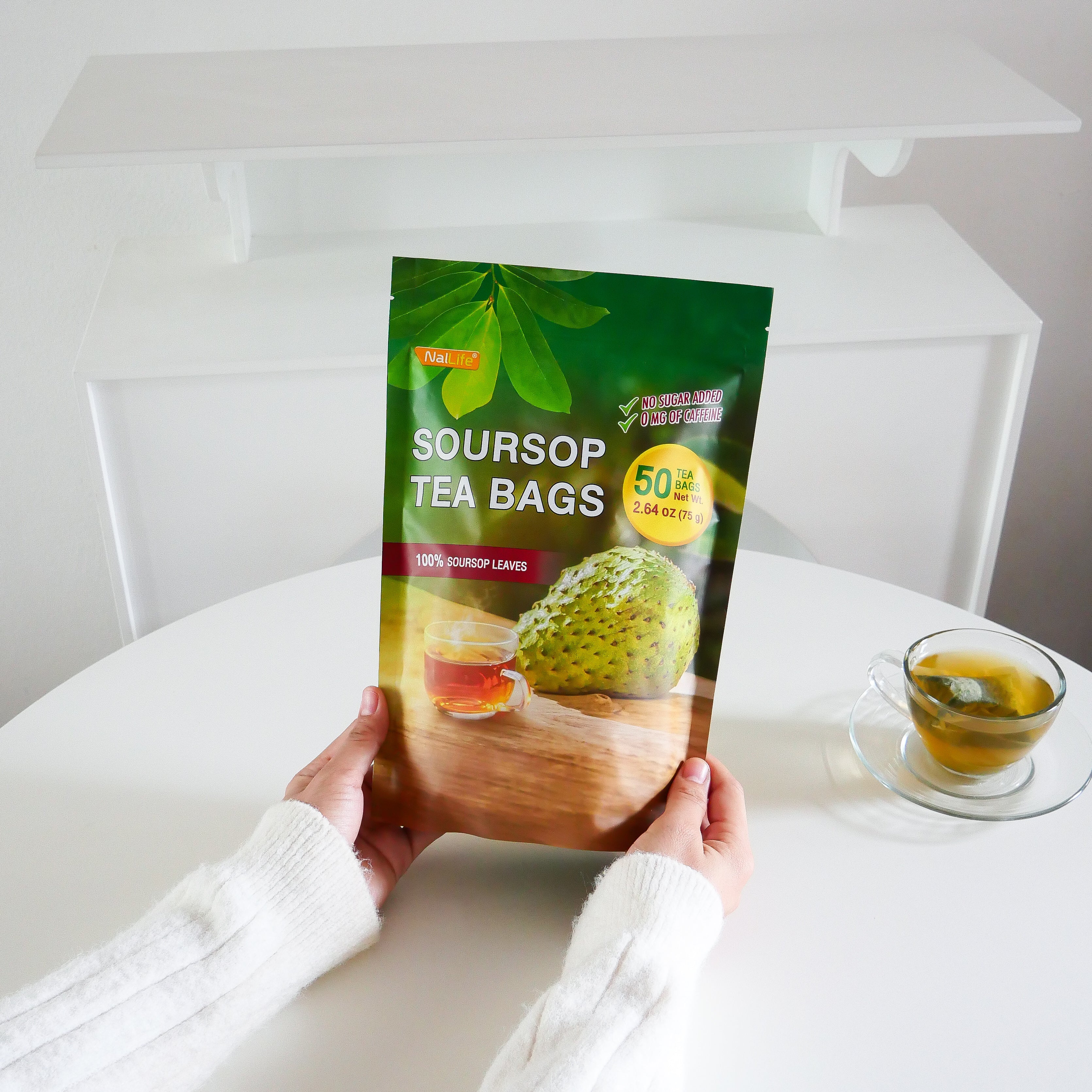 NalLife Soursop Leaves Tea pack of 50 Tea Bags
